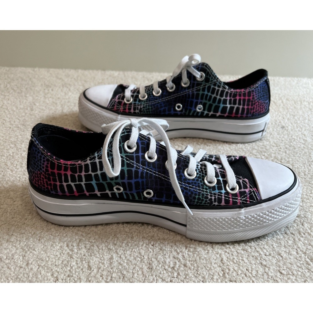 Converse Digital Daze Platform‎ Chuck Taylor All Star Low Top Sneakers Size 7 - Picture 4 of 8